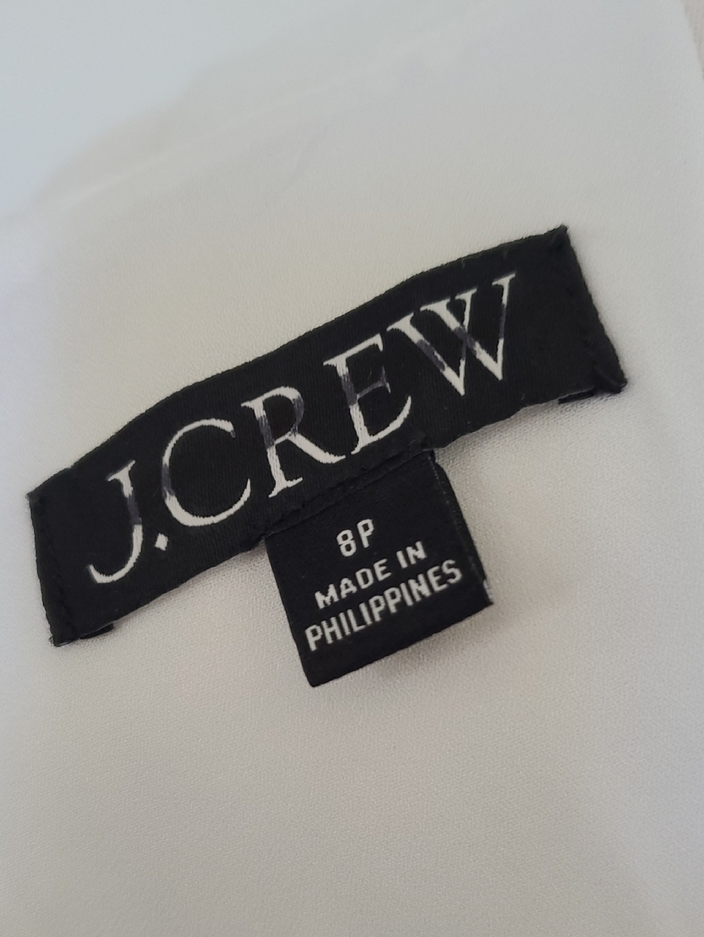 NWOT J. Crew Linen Sheath Dress In White Size 8P - Picture 9 of 10